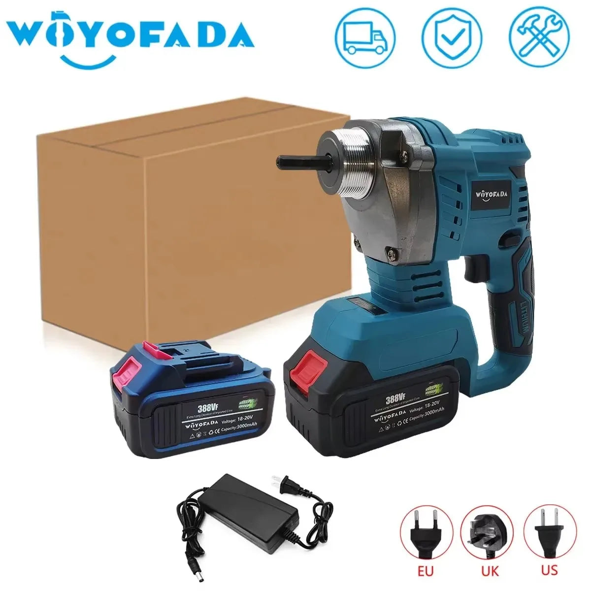 Vibrador de hormigón brushless para batería Makita 18V
