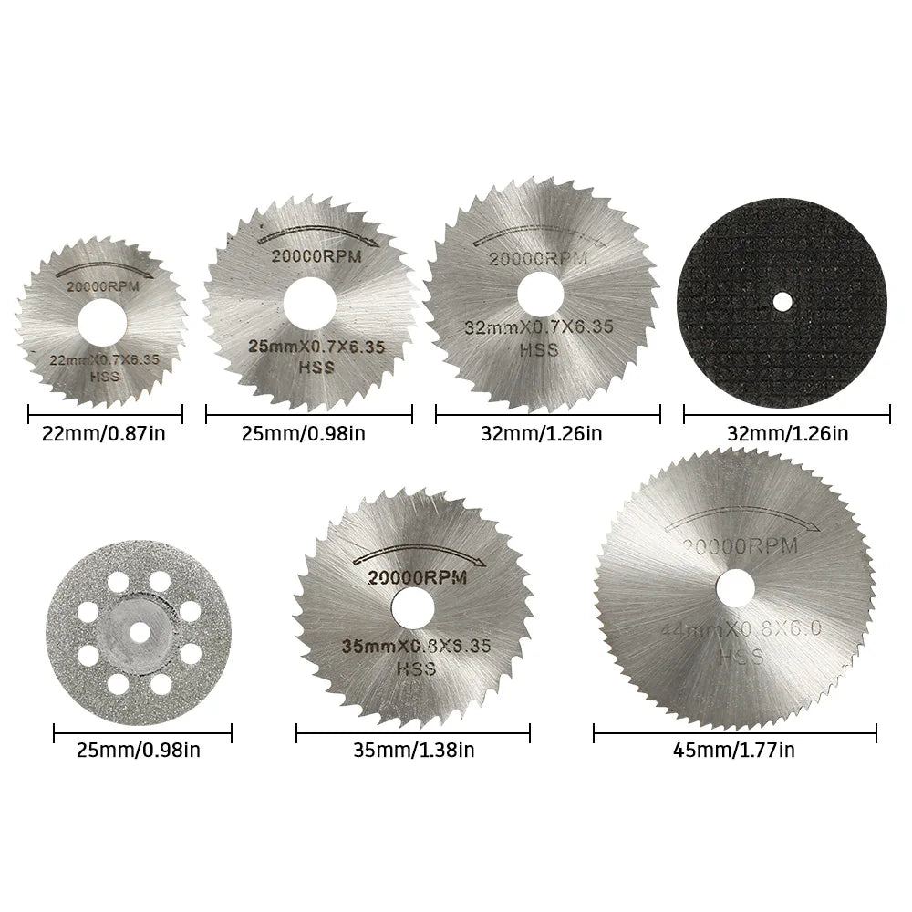 Set de Discos de Corte y Lijado para Rotativa Dremel
