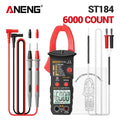 Pinza Amperimétrica Digital ANENG ST184 - True RMS