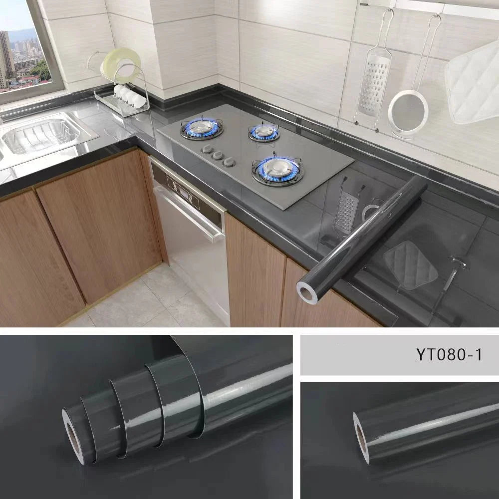 Papel pintado efecto mármol antiaceite para cocina