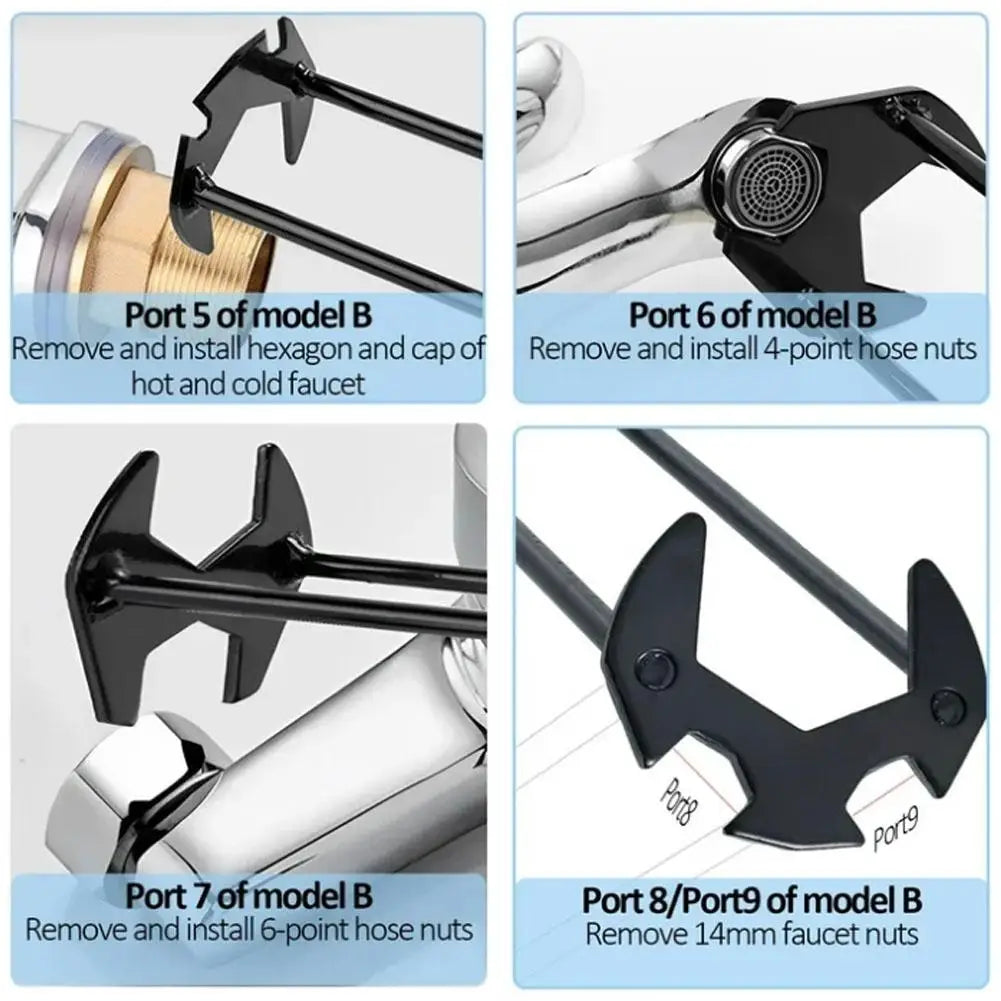 Llave de Fregadero Profesional - Cabezal Giratorio