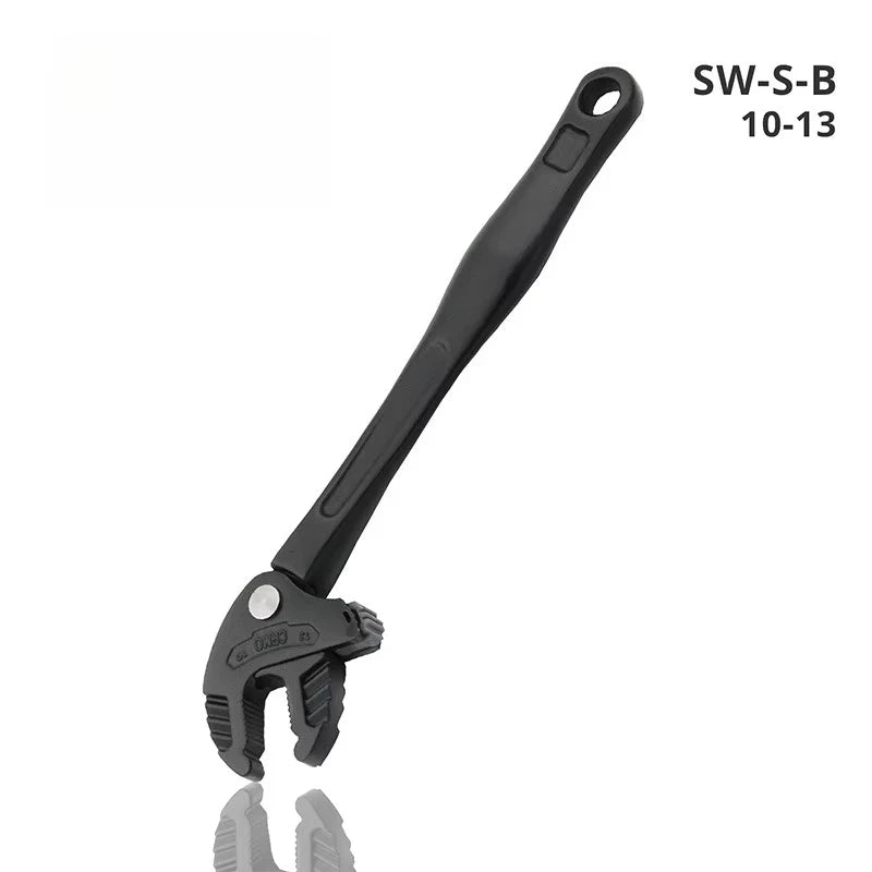 Llave de Trinquete Ajustable de Mandíbula Ancha – Acero Cromo Vanadio para Automoción y Fontanería