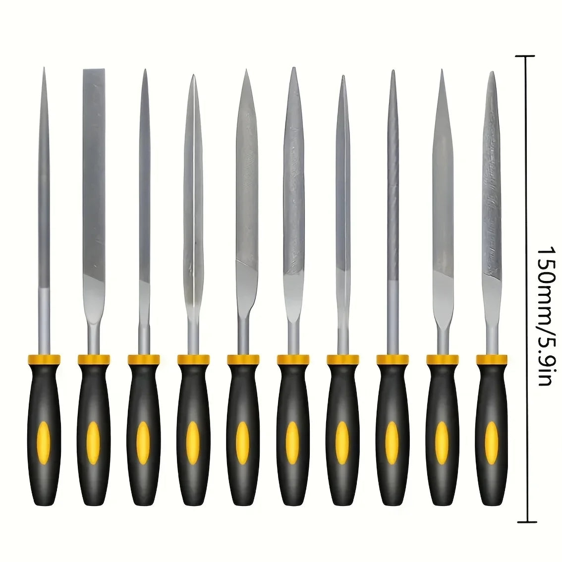 Set de Limas de Aguja Premium - Acero de Alto Carbono