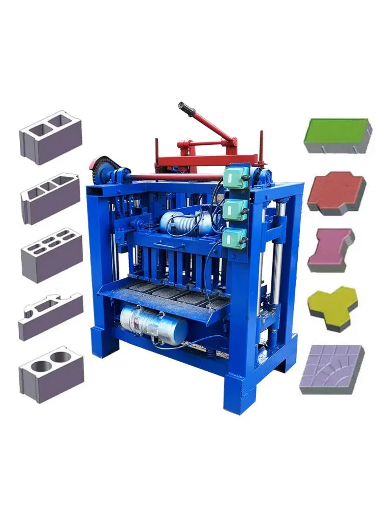 Máquina Fabricadora de Ladrillos Huecos de Hormigón – Semiautomática 7,5 kW