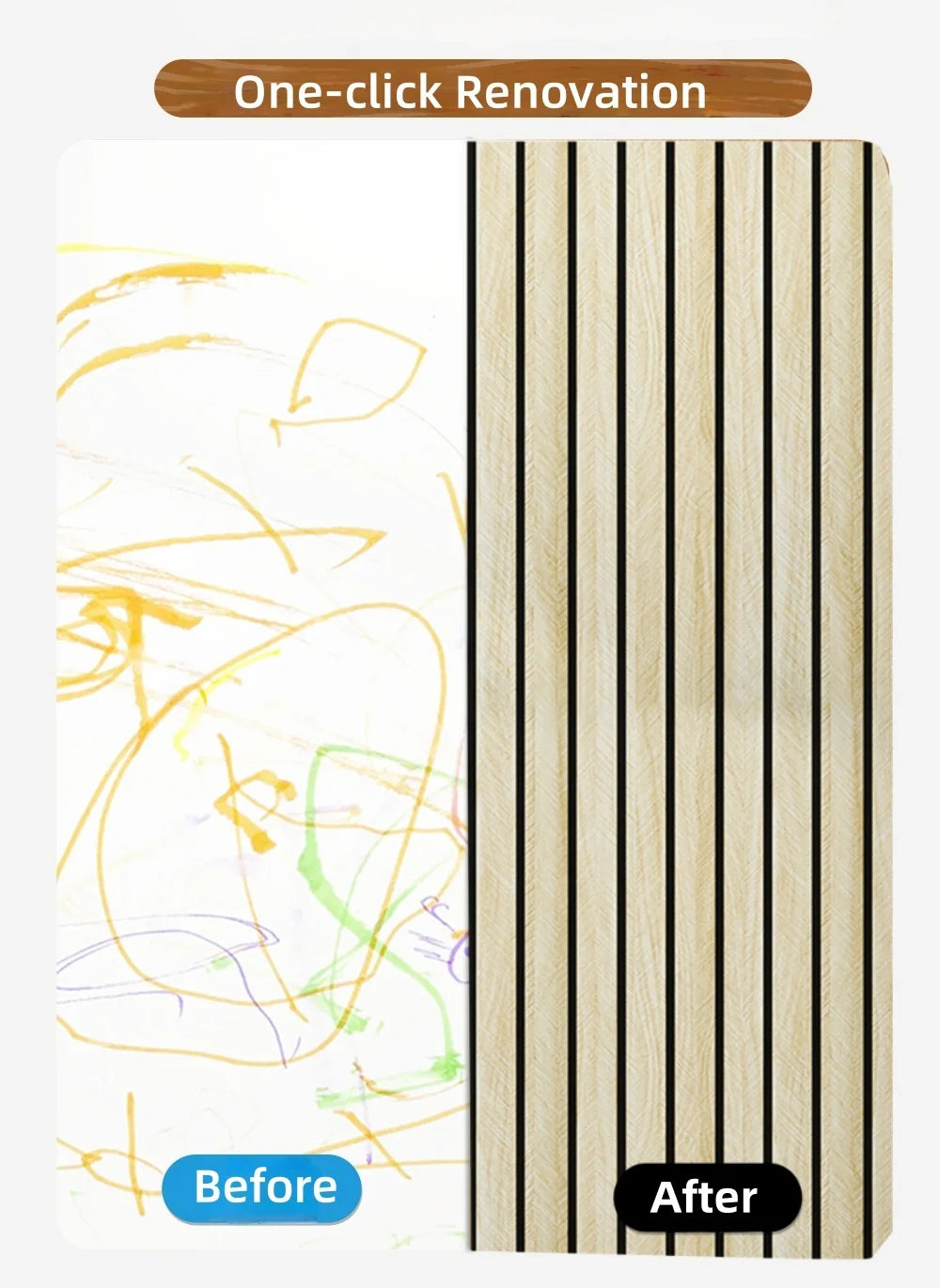 Papel Pintado Autoadhesivo Veta Madera | PVC Impermeable | Rollo 3M, 5M o 10M x 40cm
