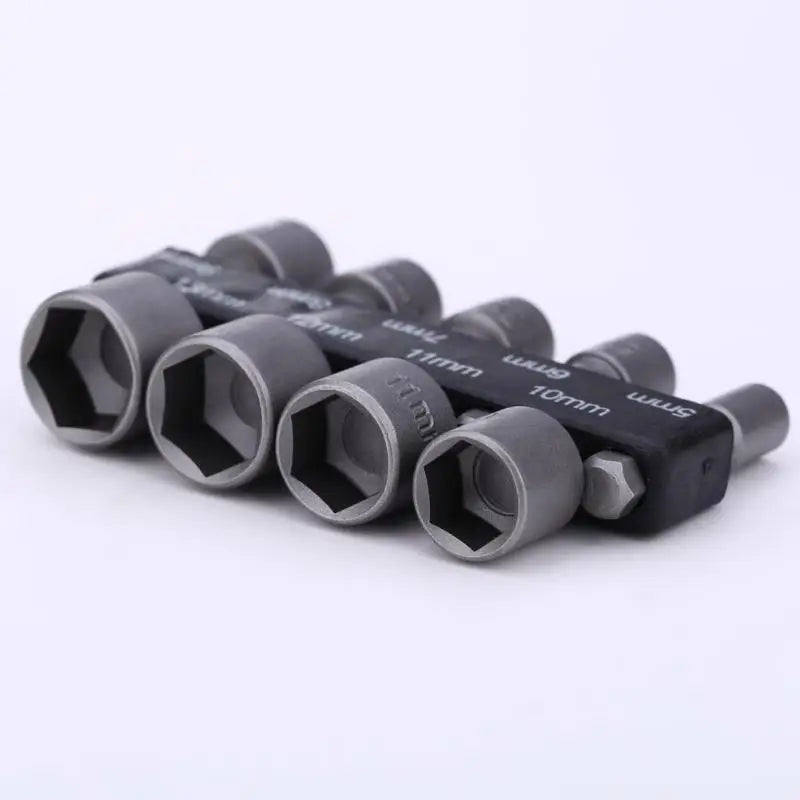 Set 9 Llaves de Vaso Hexagonales 5-13 mm | Puntas para Destornillador | Herramienta Profesional