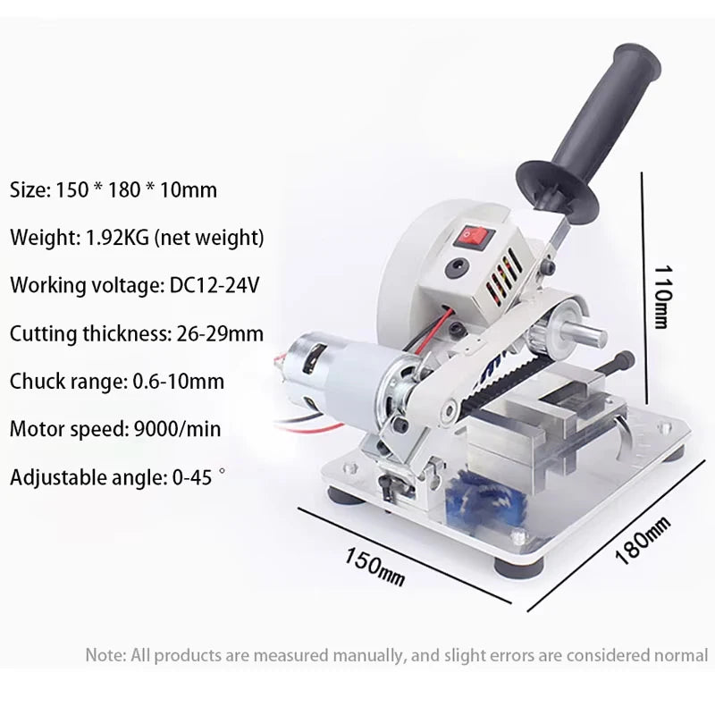 Mini Ingletadora Eléctrica 45° de Sobremesa