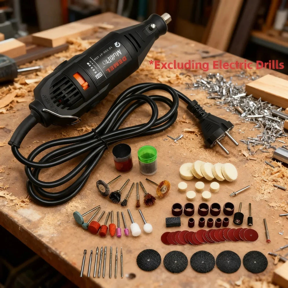 Kit 40 Accesorios para Mini Taladro Rotativo y Amoladora – Lijado, Pulido y Grabado