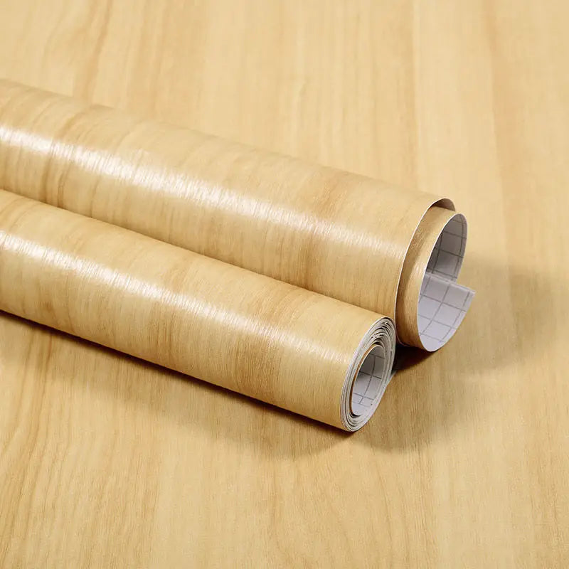 Vinilo Adhesivo Efecto Madera para Muebles | PVC Impermeable Autoadhesivo | Renovación Fácil
