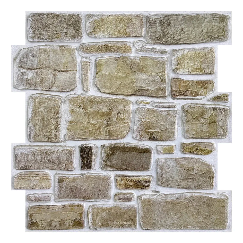 Paneles 3D efecto piedra natural autoadhesivos