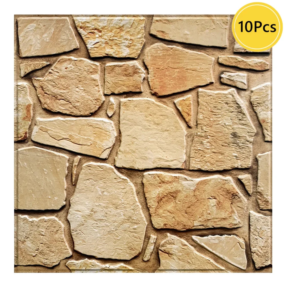 Paneles 3D efecto piedra natural autoadhesivos