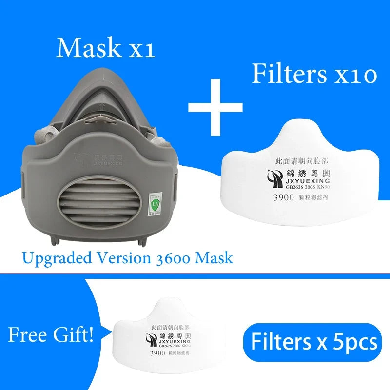 Filtros de recambio de la mascarilla antipolvo
