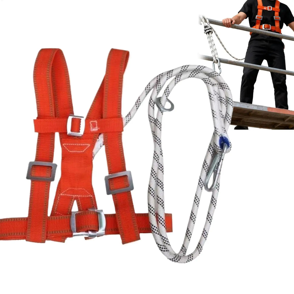 Arnés de Seguridad Ajustable Cuerpo Completo con Doble Correa Anticaída