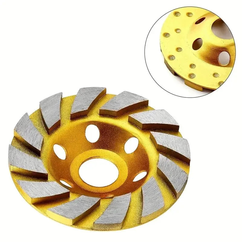 Disco de Desbaste Diamantado Turbo 4" para Hormigón - 12 Segmentos