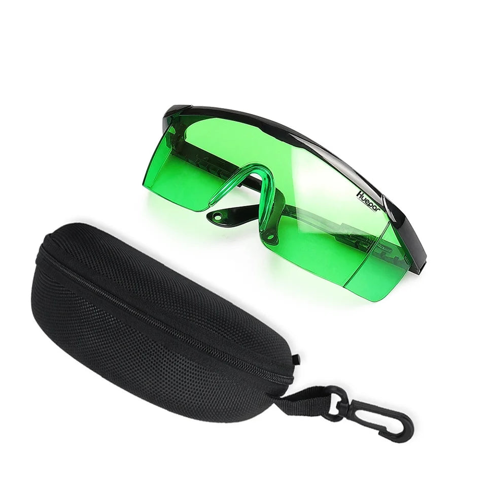 Gafas de Realce para Láser Verde Huepar - Con Estuche