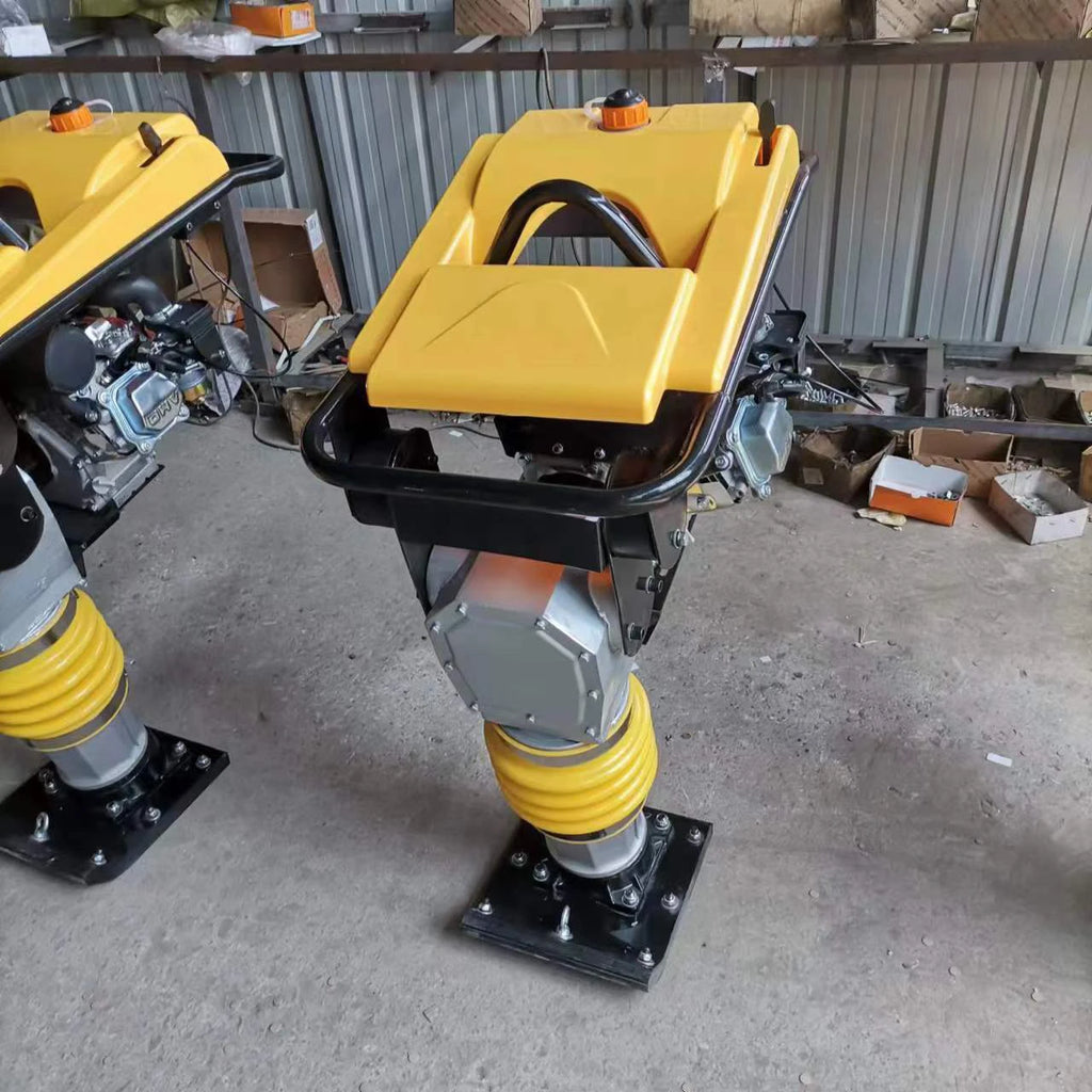 Pisón Compactador a Gasolina 5,5HP – Motor Honda GX160, 82kg, Fuerza 30KN para Construcción