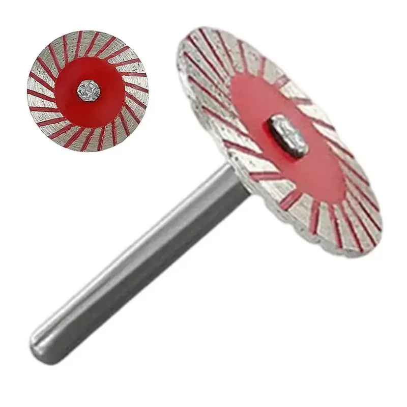 Disco de Corte Circular 40mm Vástago 6mm – Diamante para Madera, Metal, Piedra y Mármol