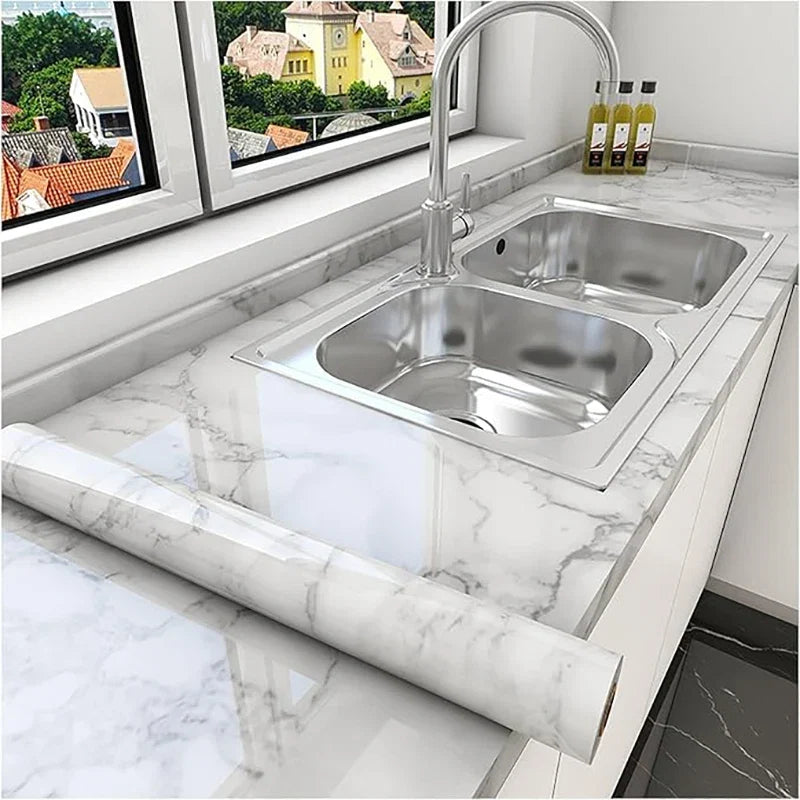 Vinilo adhesivo efecto mármol 55cm