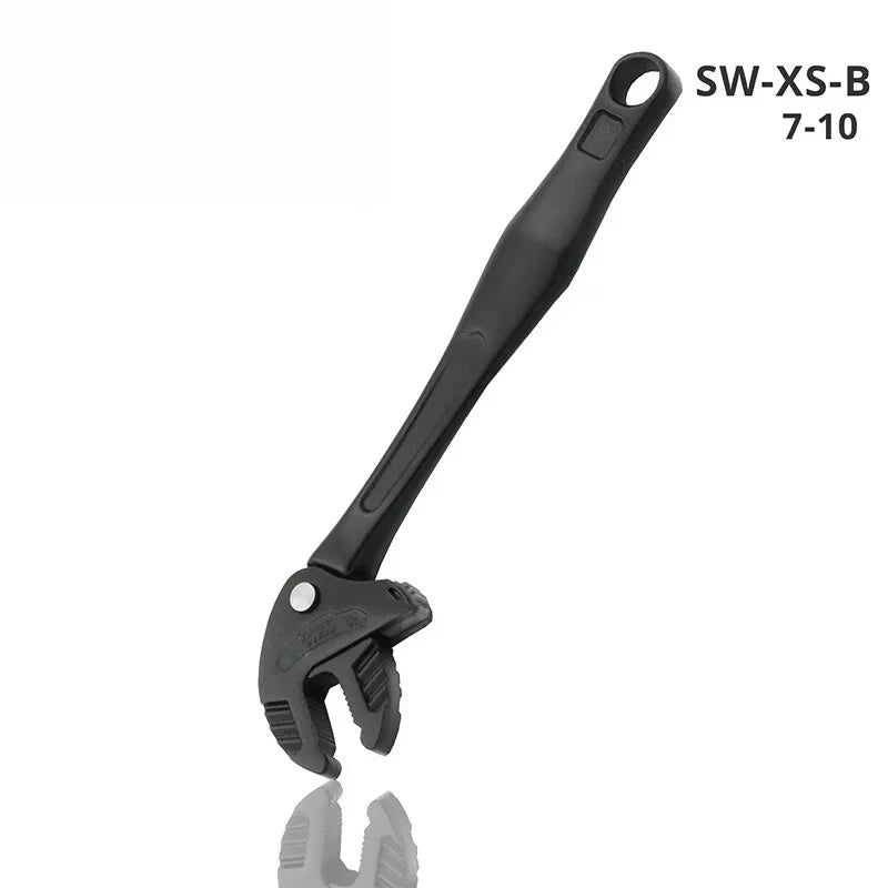 Llave de Trinquete Ajustable de Mandíbula Ancha – Acero Cromo Vanadio para Automoción y Fontanería