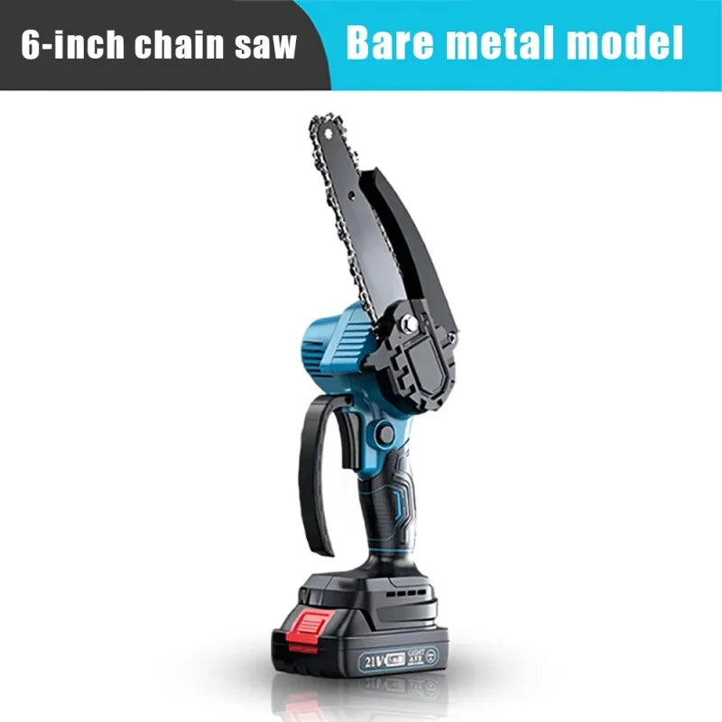 6" Cordless Pruning Chainsaw | Makita 18V Battery Compatible | 1200 RPM | Wood Cutting and Pruning