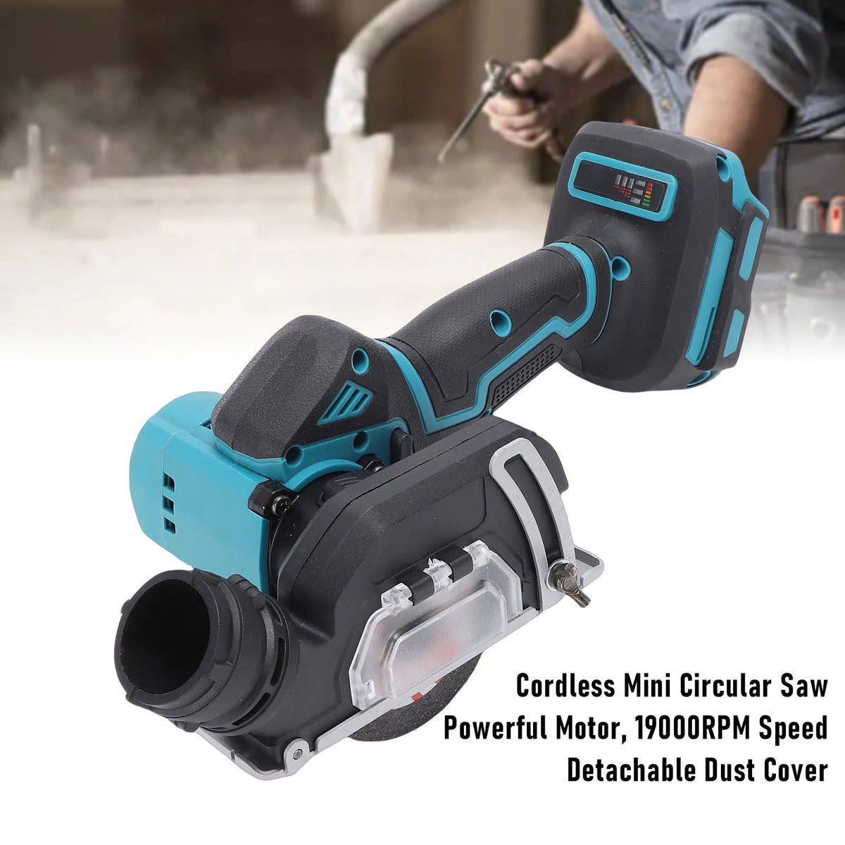 3" Cordless Mini Circular Saw with Dust Cover