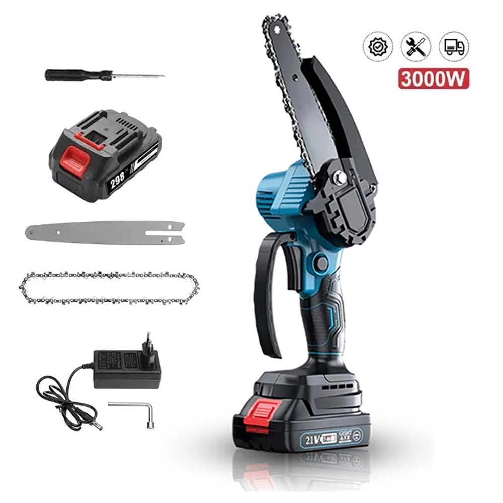 6" Cordless Pruning Chainsaw | Makita 18V Battery Compatible | 1200 RPM | Wood Cutting and Pruning
