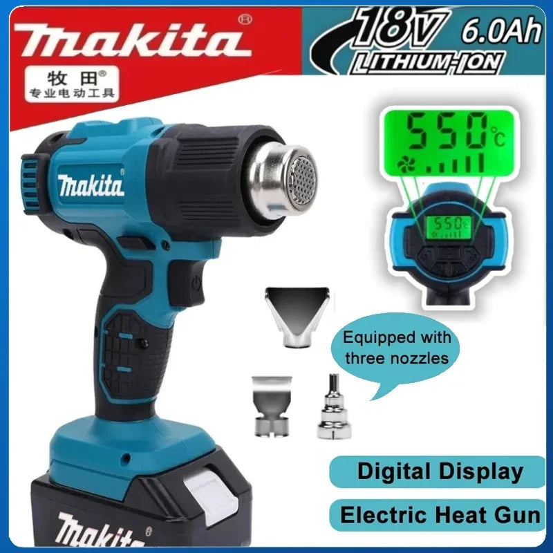 Pistola de calor industrial inalámbrica 18V sin batería