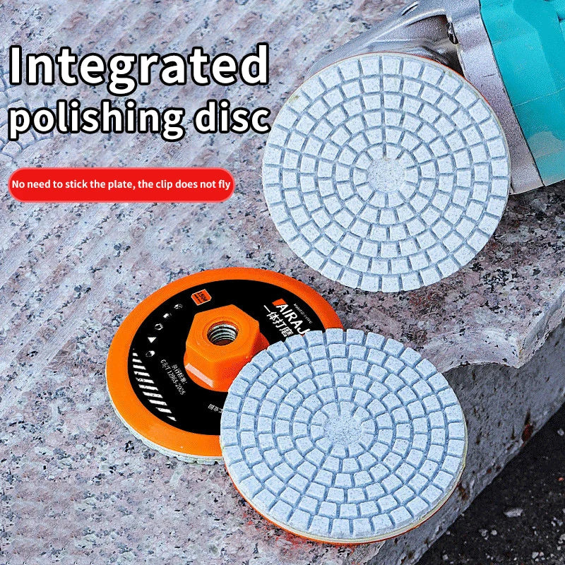 Set de Discos de Pulido Diamantados 100mm - Uso Húmedo y Seco