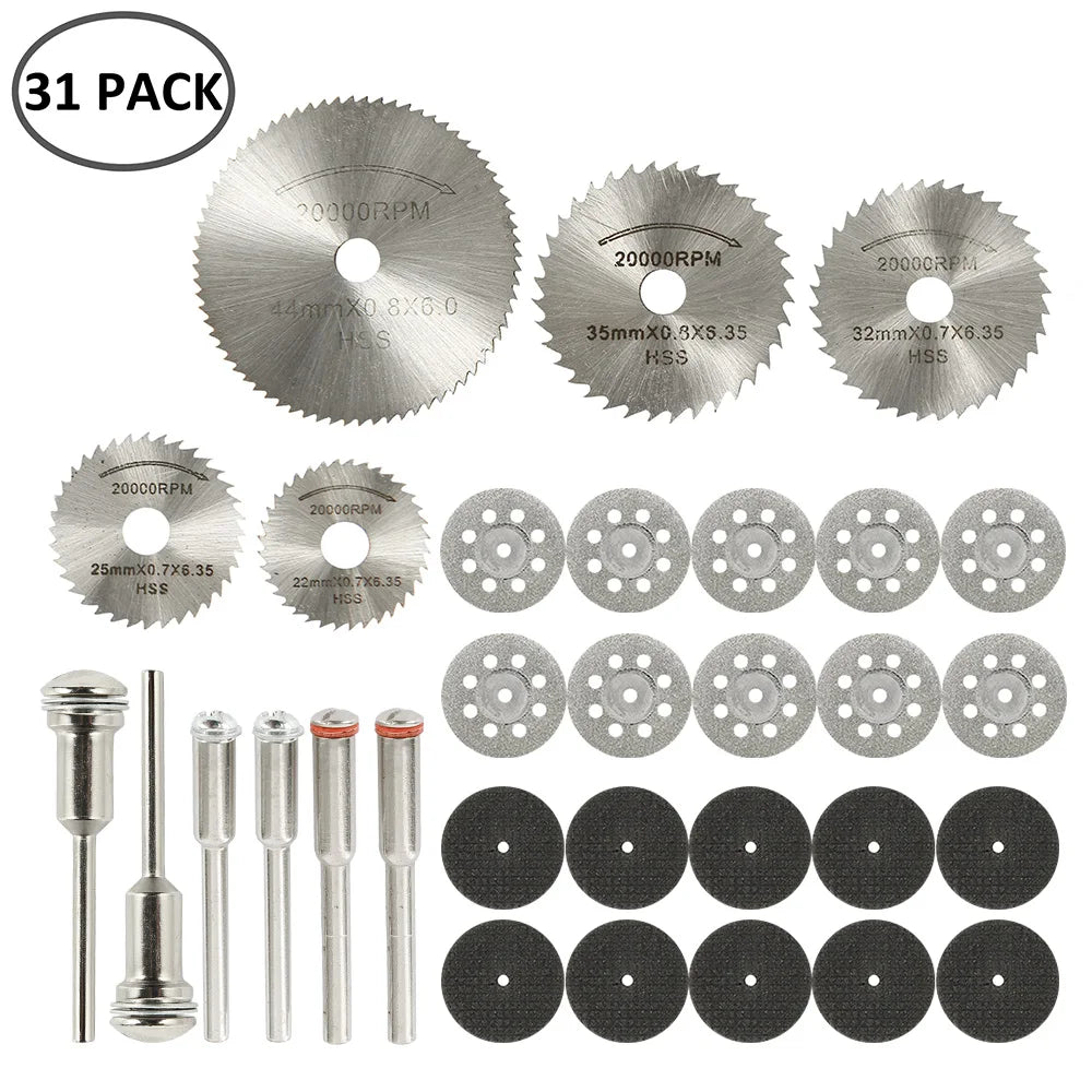 Set de Discos de Corte y Lijado para Rotativa Dremel