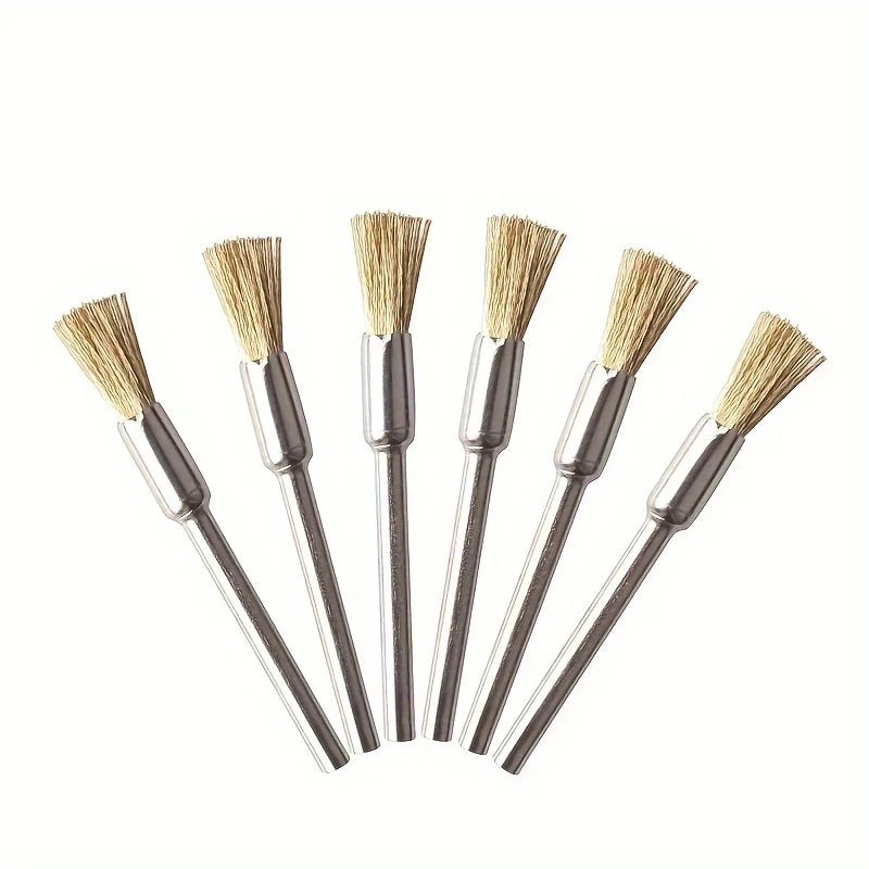 Cepillos de alambre de latón y acero para taladro
