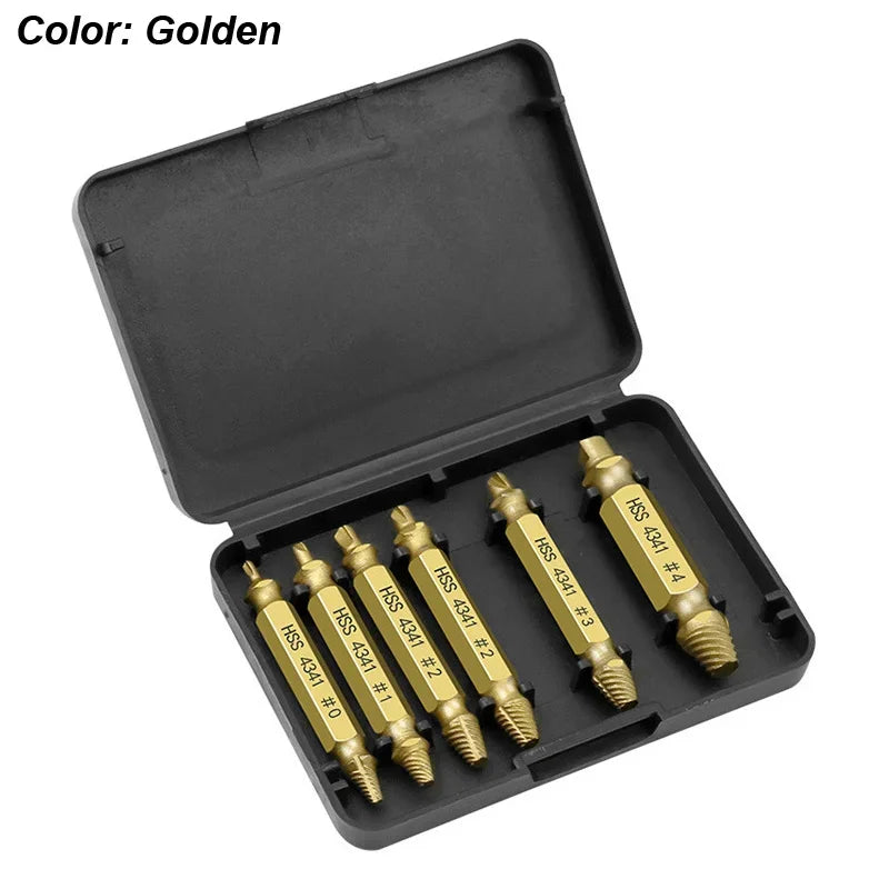 Set Extractor de Tornillos Dañados HSS