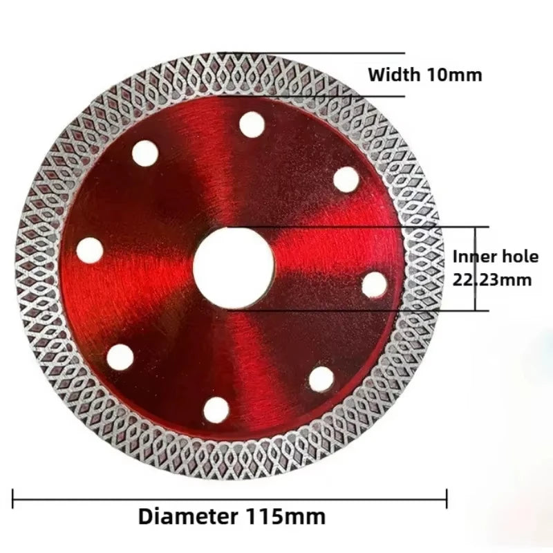 Disco de Corte Compuesto Ultradelgado de Diamante – Para Cerámica, Vidrio y Metal en Amoladora Angular