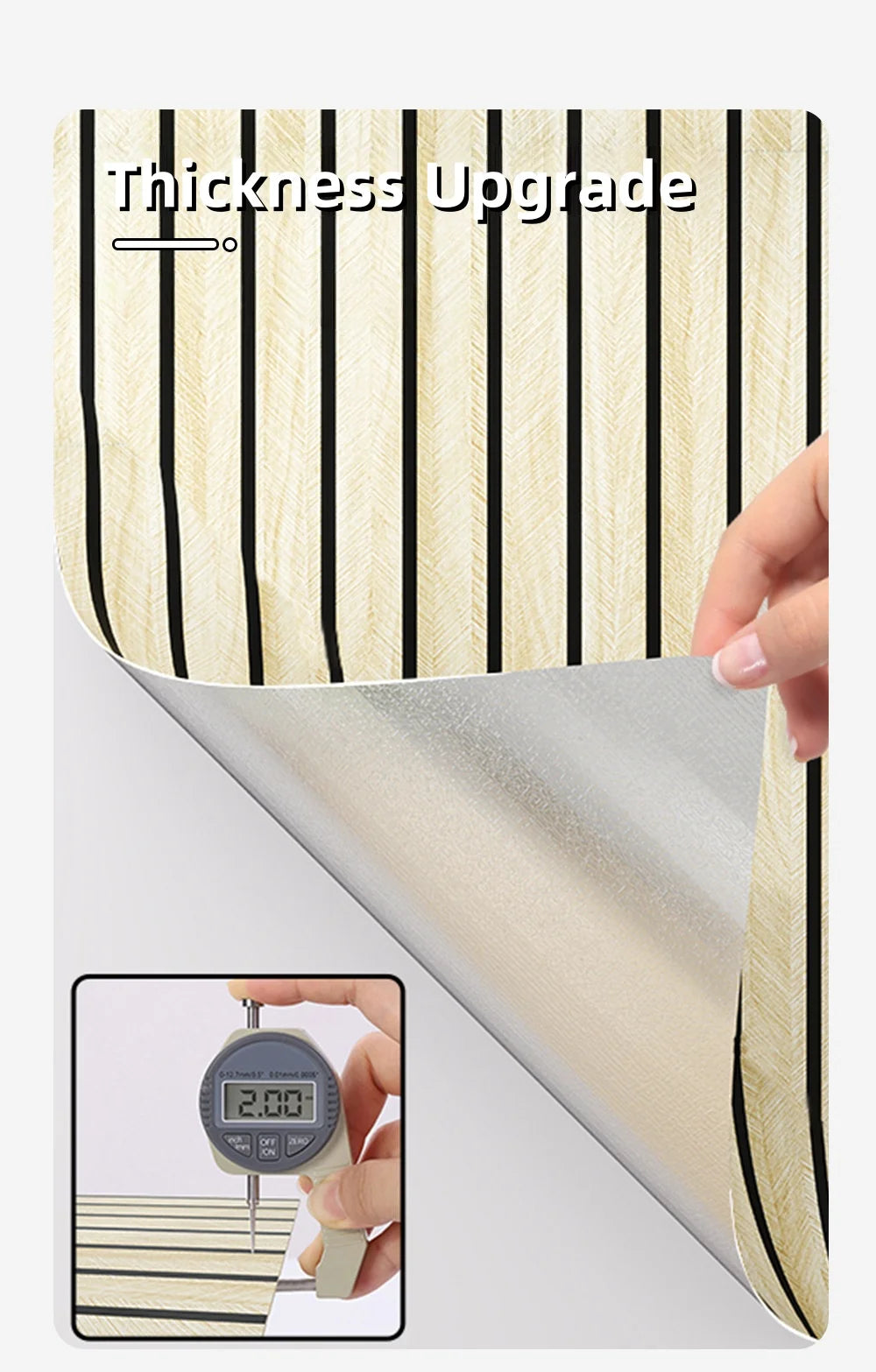 Papel Pintado Autoadhesivo Veta Madera | PVC Impermeable | Rollo 3M, 5M o 10M x 40cm