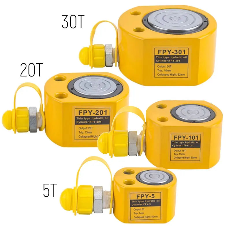 Gato Hidráulico Ultradelgado Portátil Tungfull – Cilindro Separado Manual 5T/10T/20T/30T