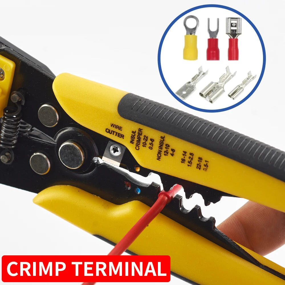Pelacables y Crimpadora Automática Multifunción - Terminal