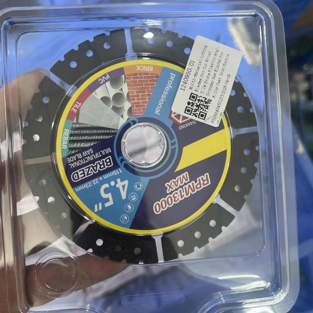 Disco de Corte Compuesto Ultradelgado de Diamante – Para Cerámica, Vidrio y Metal en Amoladora Angular