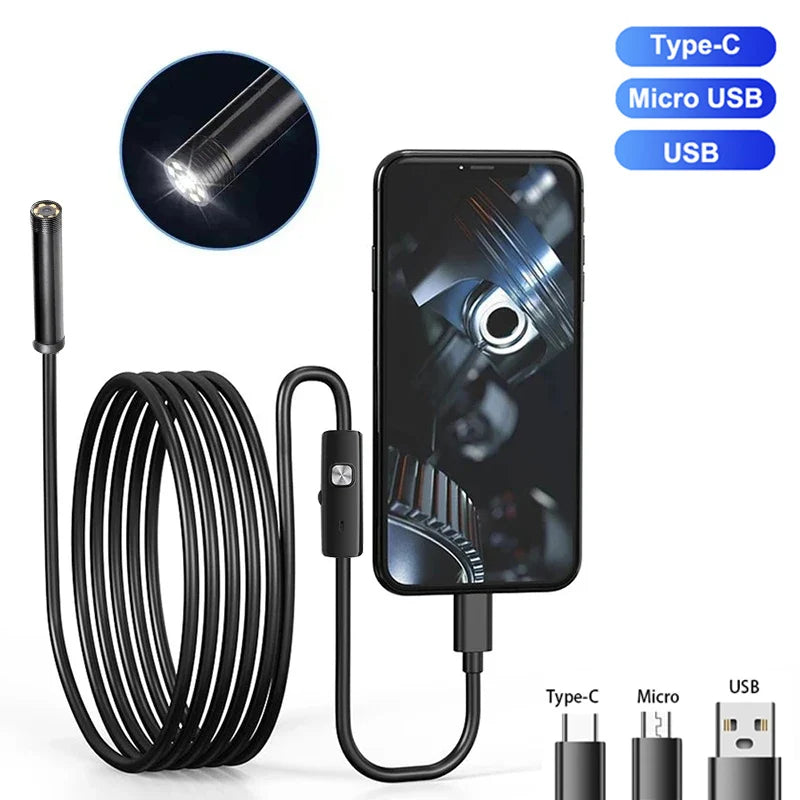 Cámara endoscópica 5,5mm para Android con USB - vista 1