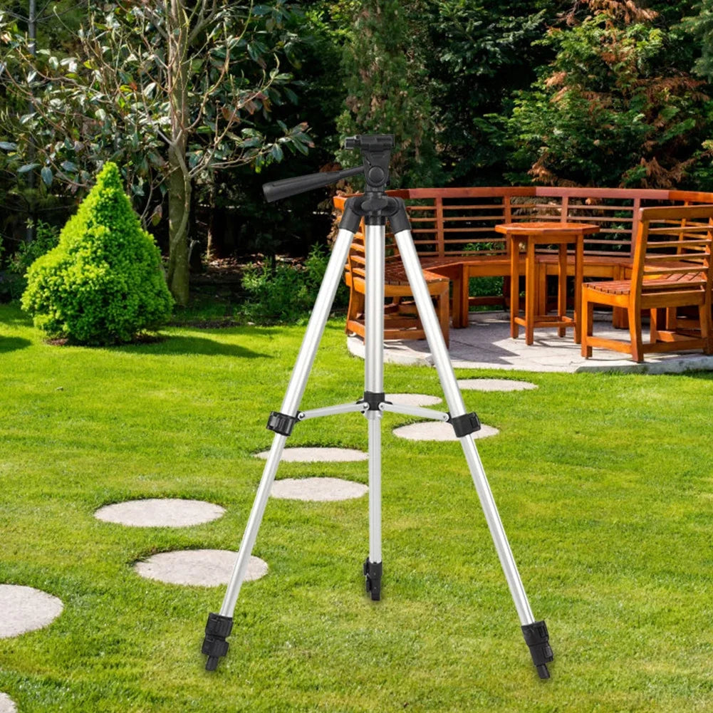 Trípode de Aleación de Aluminio para Nivel Láser – Altura Regulable 93cm con Adaptador 5/8"