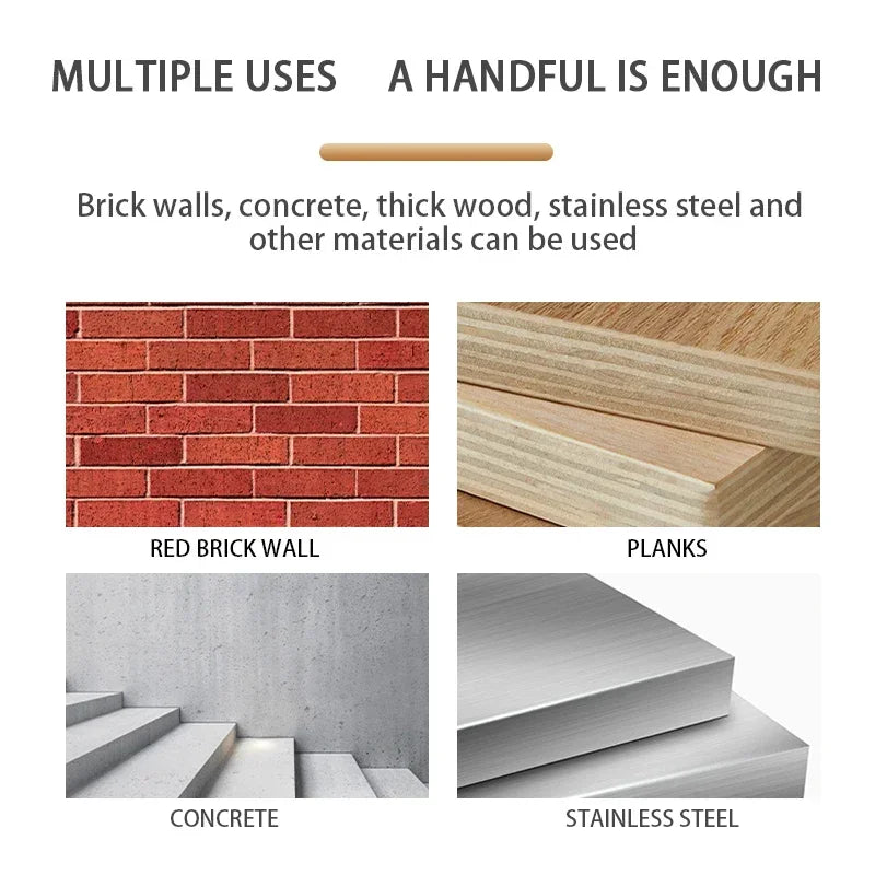 Manual Nail Gun for Concrete and Metal – Wall Anchoring and Grooving Tool