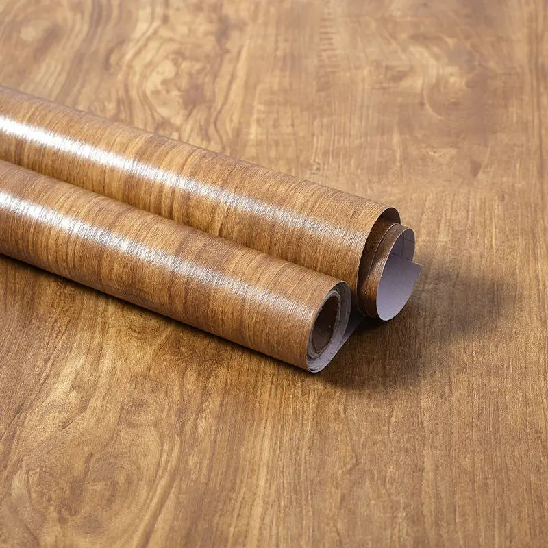 Vinilo Adhesivo Efecto Madera para Muebles | PVC Impermeable Autoadhesivo | Renovación Fácil