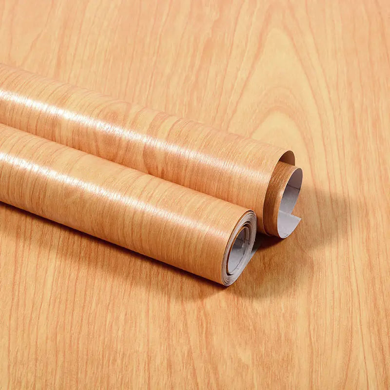 Vinilo Adhesivo Efecto Madera para Muebles | PVC Impermeable Autoadhesivo | Renovación Fácil