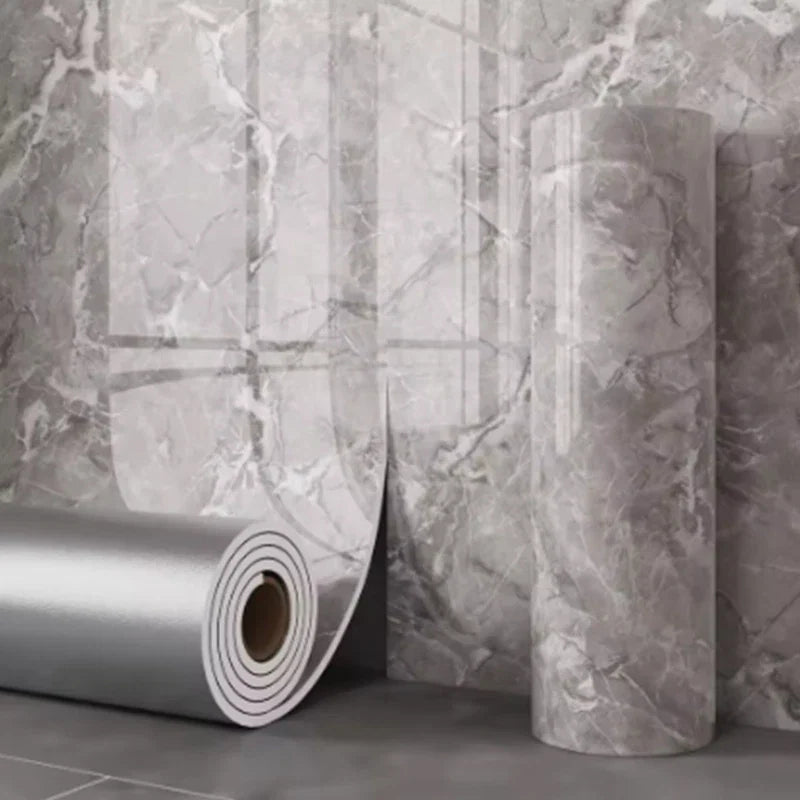 Papel pintado efecto mármol espuma gruesa 3D