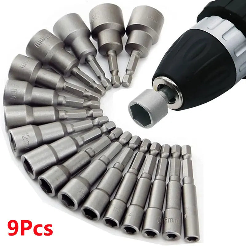 Set de 9 llaves de vaso hexagonales de 5 a 13mm