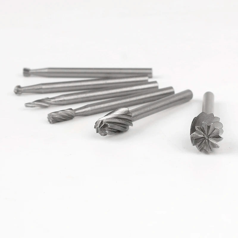 Set de Fresas Rotativas HSS para Dremel - Talla en Madera, Piedra y Metal