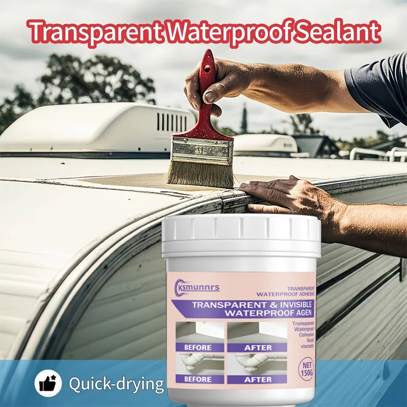 Sellador Impermeabilizante Universal Fasilawei 150g – Para Tejados de Autocaravana, Puertas, Ventanas y Baños