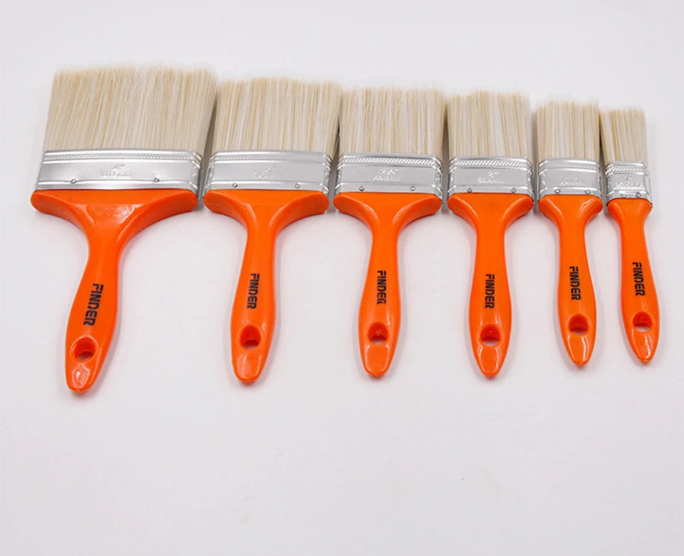 Brochas de Pintura Profesionales Cerdas PET | Mango ABS Antideslizante | Pintura Pared Barniz y Decoración