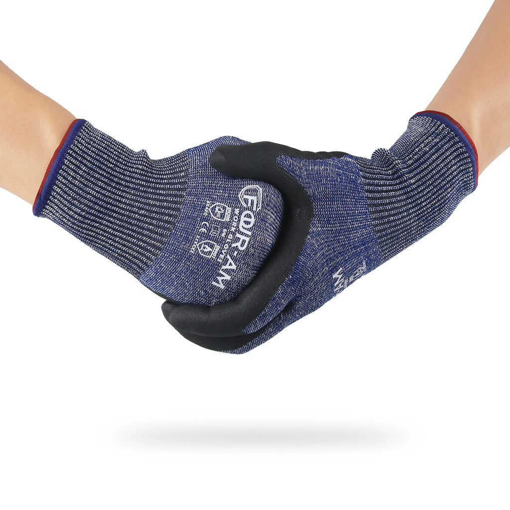 Guantes Anticorte Nivel 5 con Recubrimiento de Nitrilo y Pantalla Táctil