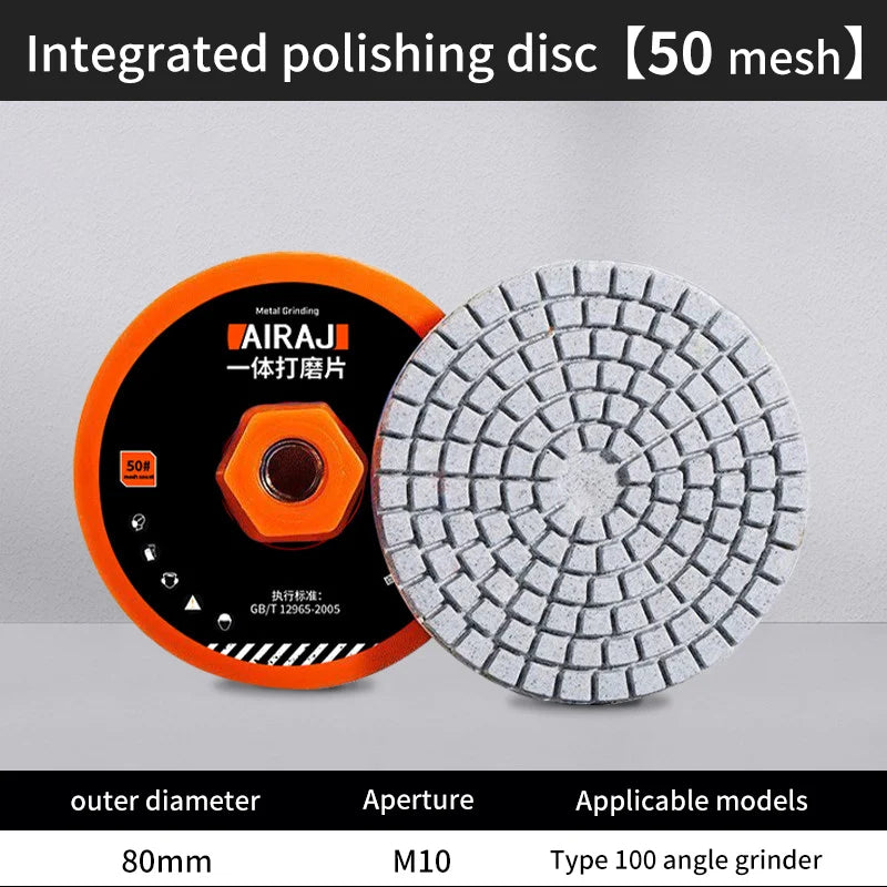 Set de Discos de Pulido Diamantados 100mm - Uso Húmedo y Seco