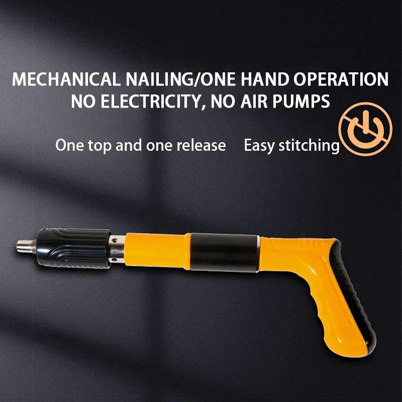 Manual Nail Gun for Concrete and Metal – Wall Anchoring and Grooving Tool