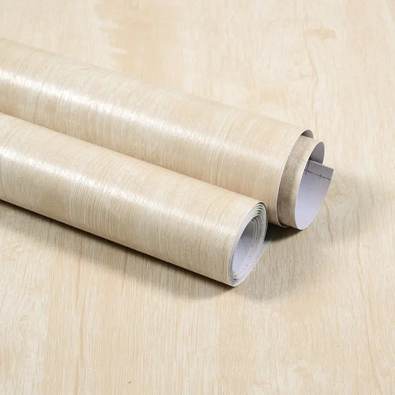 Vinilo Adhesivo Efecto Madera para Muebles | PVC Impermeable Autoadhesivo | Renovación Fácil